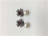 Orecchini Yvone Christa Donna HILMA in Argento Perla E5708 OR AG/PERLE - E5708 OR AG/PERLE